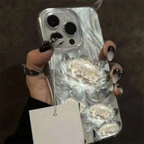 Five Golden Lotus Pattern Phone Case for IPhone