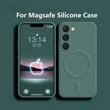 Liquid Silicone Magnetic Shockproof Case For Samsung