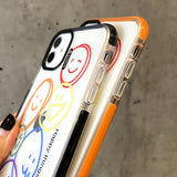 Label Cartoon Creative Silicone Case for iPhone