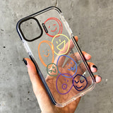 Label Cartoon Creative Silicone Case for iPhone