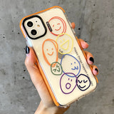 Label Cartoon Creative Silicone Case for iPhone