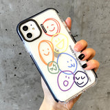 Label Cartoon Creative Silicone Case for iPhone