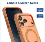Magnetic Stand Invisible  Wireless Charging Anti-fall Case For iPhone