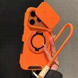 Drop-proof case with sliding camera cover For iPhone