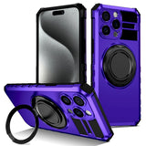 Luxury Shockproof Armor Magnetic Case For iPhone