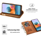 Leather Flip Wallet Case For Samsung Galaxy