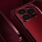 Affordable luxury electroplated glass shock-resistant phone case For iPhone