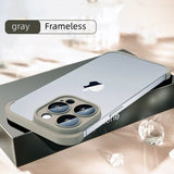Metal Corner Frameless Bumper Shockproof Case for IPhone