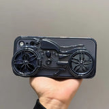 Luxury Transparent Motorcycle Camera Bracket Stand Case for iPhone