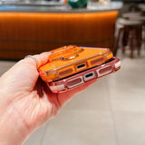 Plating Love Heart Magnetic Phone Case For iPhone