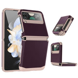 Luxury Silicone Hinge Full Package Phone Case For Samsung Z Flip