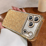 Colorful sequin full-screen diamond phone case For iPhone