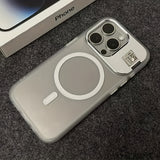 Foldable Invisible Bracket Magnetic Case For iPhone