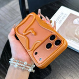 Stylish and cool 3D snake-shaped hollow phone case For iPhone