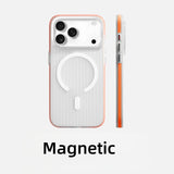 Corrugated Pattern Magnetic Case For iPhone