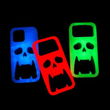 Cut-out Heat-Dissipating Skull-Face Soft Silicone Case For iPhone