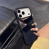 Luxury Electroplated Shockproof Makeup Mirror Phone Case For iPhone