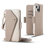 2 in 1 Magnetic card holder Wallet Flip Leather case for iPhone