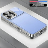 Original Electroplated glass Case For iPhone