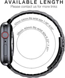 Stainless Steel Band + Protective Case For Apple Watch