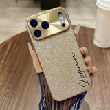 Personalized diamond glitter phone case For iPhone