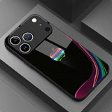 Premium Trendy Glass + TPU Shockproof Phone Case For iPhone