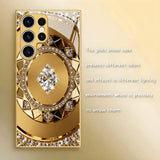 Gold Compass Pattern Hard Case for Samsung