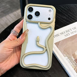 Stylish and cool 3D snake-shaped hollow phone case For iPhone