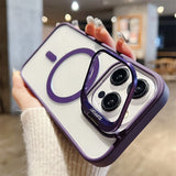 High-transparency Magnetic Lens Invisible Holder with Lens Protector for IPhone