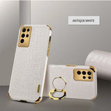 Crocodile Leather Plating Silicone Soft Case For Samsung Galaxy