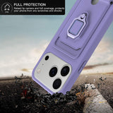 Multifunctional Ring Holder Car Magnetic Card Holder With Lanyard Phone Case for IPhone