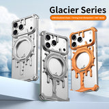 Minimalist Metal Frameless Magnetic Case For iPhone