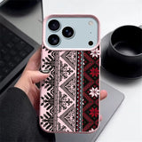 Vintage Totem Leather Texture TPU Case For iPhone