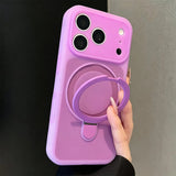MagSafe Ice Cream Silicone 360 Stand Armor Case For iPhone