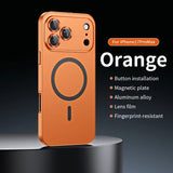 Aluminum Alloy Magnetic Protective Case (MagSafe Compatible) For iPhone