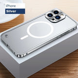 Metal Magnetic Aluminum Frame Phone Cases for IPhone