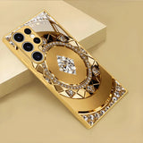 Gold Compass Pattern Hard Case for Samsung