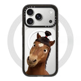 Fun Emoji Pony Magnetic Phone Case For iPhone