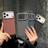 Aramid Fiber Magnetic Phone Case with Skin-Friendly Feel For iPhone