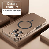 Aluminum Alloy Magnetic Protective Case (MagSafe Compatible) For iPhone