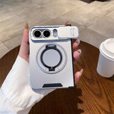Mecha Rotating Kickstand Case For iPhone Duo