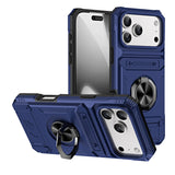 Mecha Windmill Magnetic Ring Holder Card Holder Anti-drop Phone Case for iPhone