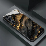Trending dark-style gilded, scratch-resistant phone case For Samsung