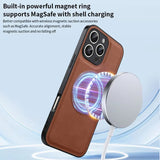 Magnetic PU Leather Case For iPhone