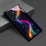Cyber Neon Tempered Glass Phone Case For Samsung Galaxy