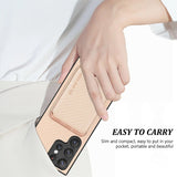 Carbon Fiber Style PU Leather Magnetic Case for Samsung Galaxy