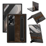 Drop-resistant case with integrated pen slot and screen protector For Samsung Z Fold