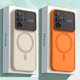 Luxury Matte Magnetic Phone Case For Samsung