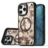 Camouflage Magnetic Lens invisible bracket Case for iPhone