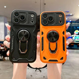 Luxury Invisible Ring Holder Protective Case For iPhone